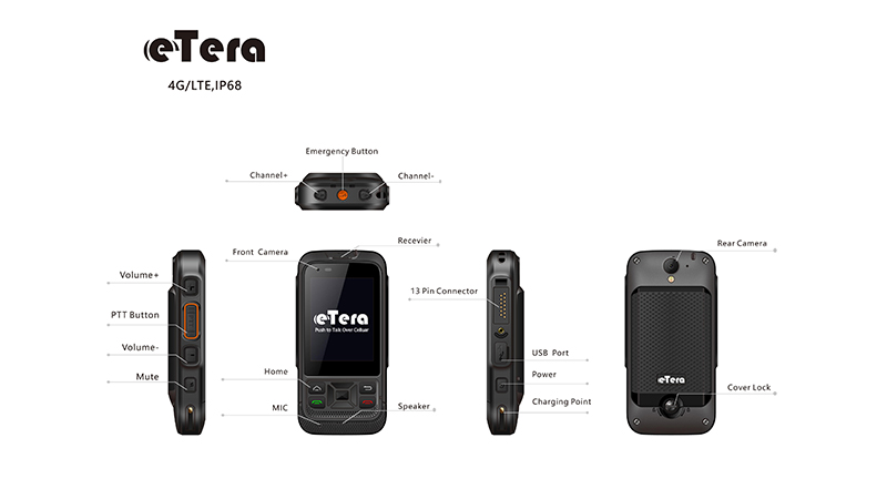 eTera E980 Push to Talk Radio